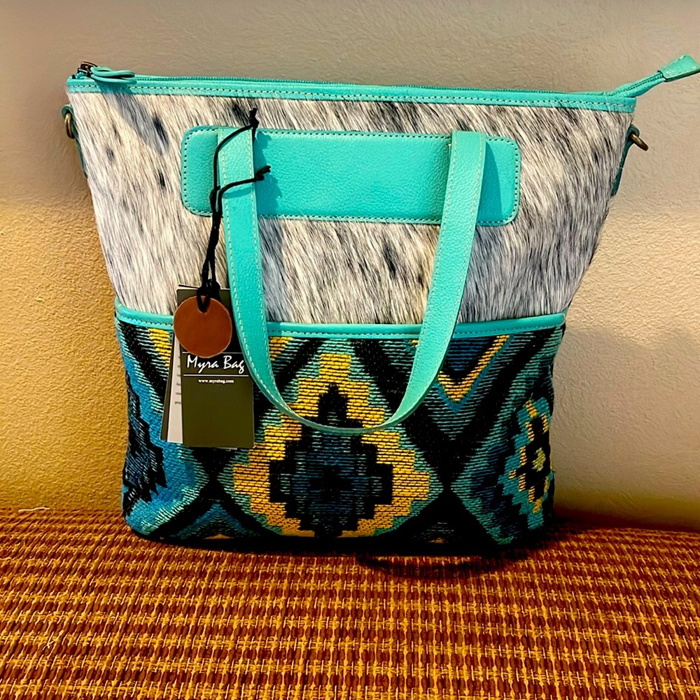 MYRA-JUST IN TONGA RIDGE TOTE BAG